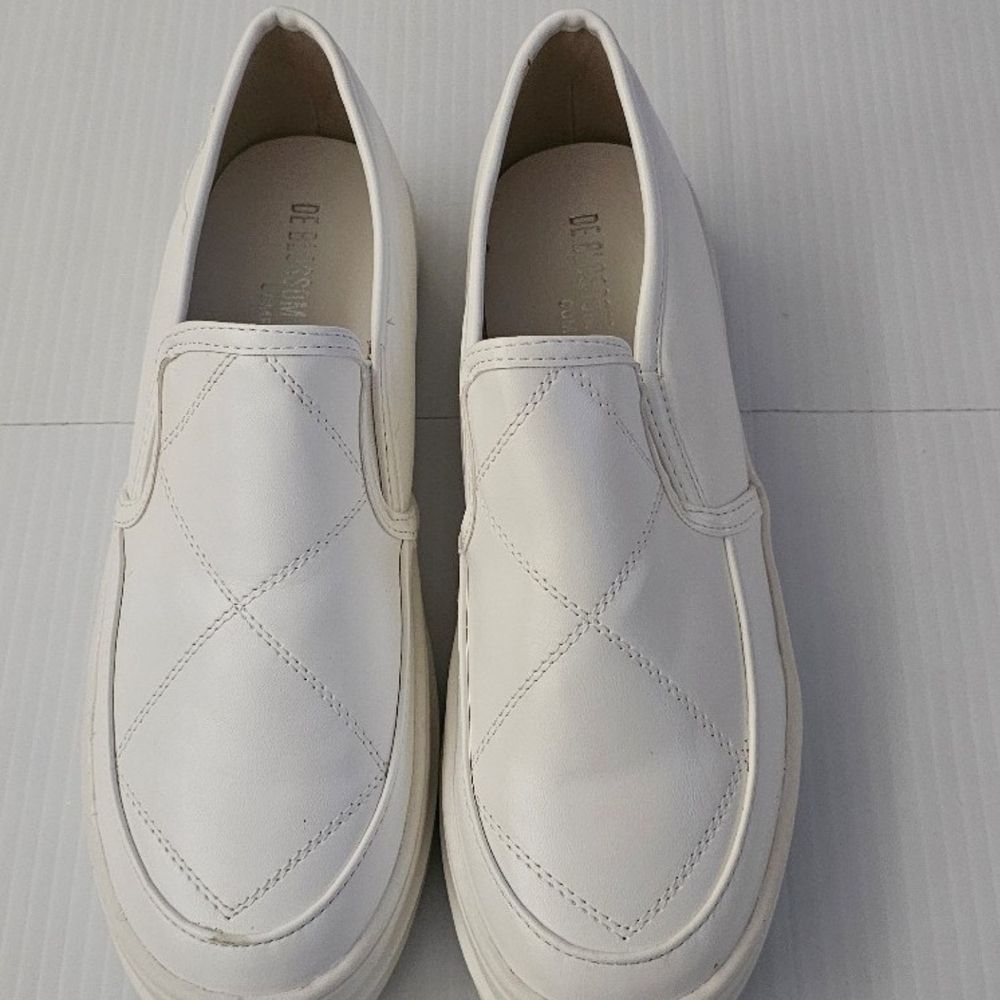 White Slip-On Woman  Shoes Size 7